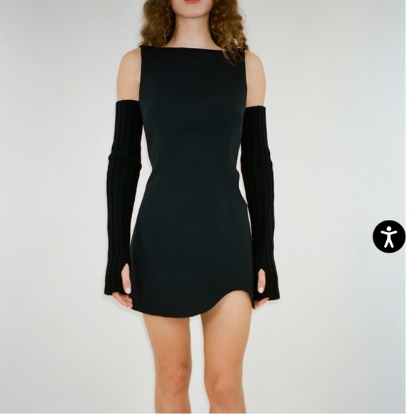 Sandy Liang digigloves fingerless gloves NWT - Picture 2 of 3